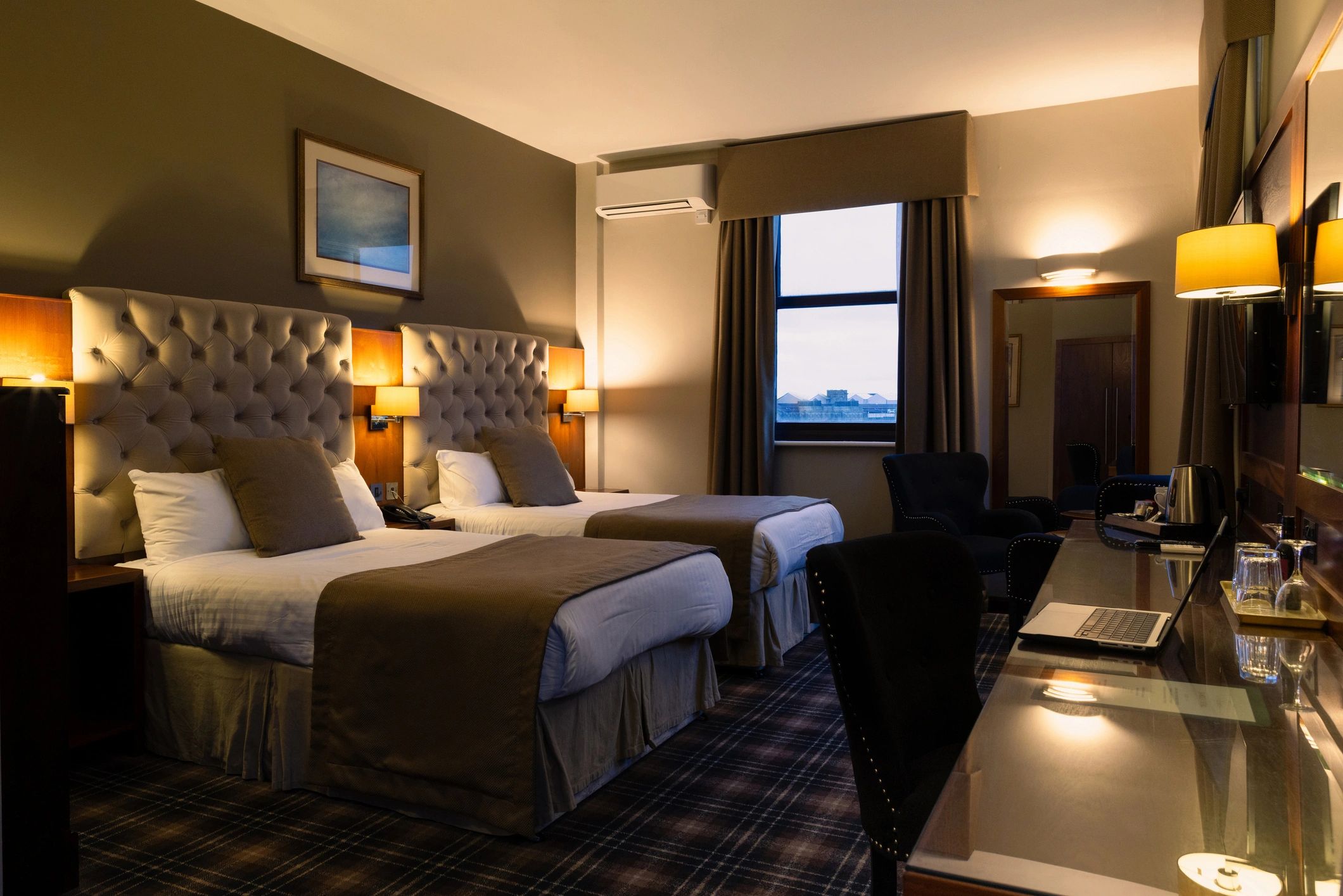 Premium hotel room suitable for recovery stays